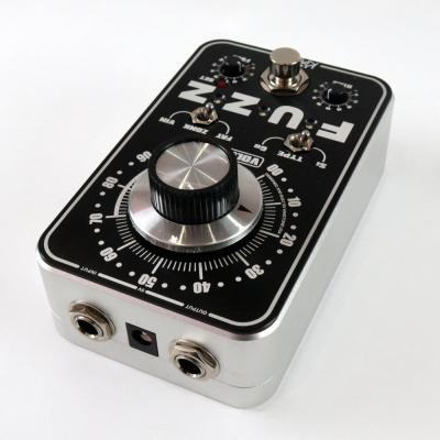 KING TONE GUITAR miniFUZZ V2 Black Panel ギターエフェクター コントロール側サイド