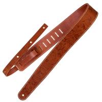 Richter Straps リヒターストラップ #1491 Raw II Contour Western Rose Tan ギターストラップ