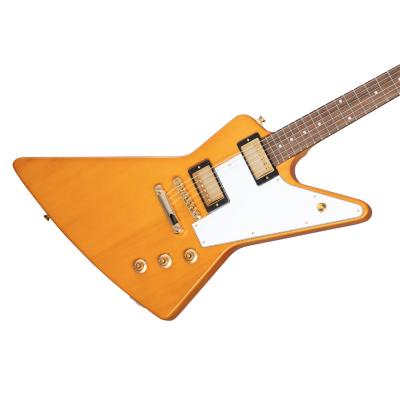 Epiphone エピフォン 1958 Korina Explorer White Pickguard Aged Natural エレキギター ボディアップ