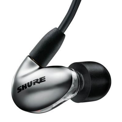 SHURE シュア SE846G2GT カナル型 MMCX着脱式高遮音性イヤホン イヤモニ インイヤーモニター グラファイトシルバー 本体表画像