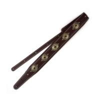 Richter Straps リヒターストラップ  #1547 Springbreak I Concho Brown / Old Brass ギターストラップ