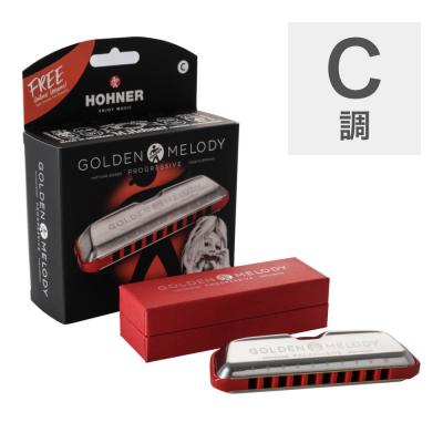 HOHNER ホーナー Golden Melody Progressive C 10ホールハーモニカ