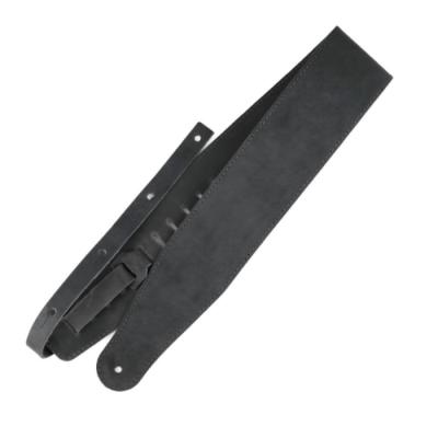 Richter Straps リヒターストラップ #1557 RAW III CONTOUR WAXY SUEDE BLACK ギターストラップ