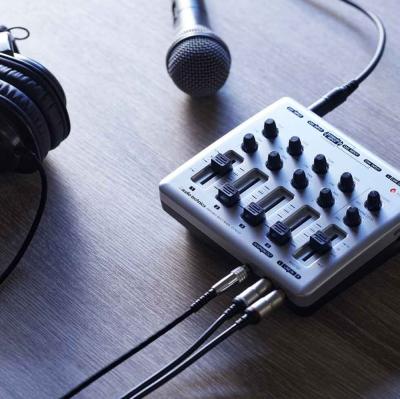 AUDIO-TECHNICA オーディオテクニカ AT-PMX5P ポータブルマルチミキサー 取付画像