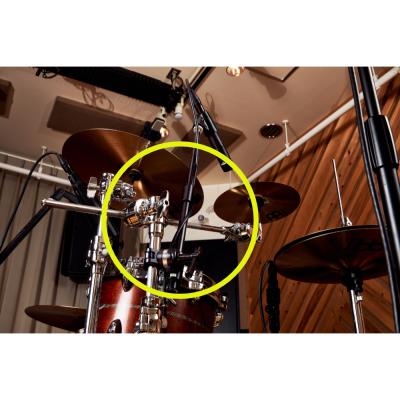 TAMA タマ MSCA734BK マイクロフォン専用アタッチメント ブームアーム 使用例画像4