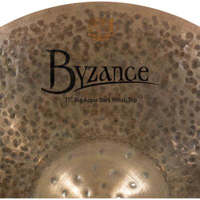 MEINL マイネル B15BADAH Byzance Dark Big Apple Dark 15” Hihat ハイハット トップ＆ボトム トップロゴ