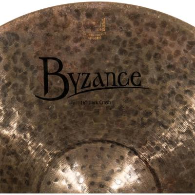 MEINL マイネル B16DAC Byzance Dark Crash 16” クラッシュシンバル 表ロゴ