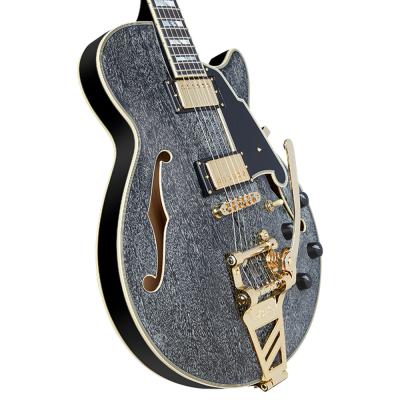 D’Angelico ディアンジェリコ Excel SS Shield Tremolo Black Dog エレキギター ボディ画像