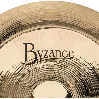 MEINL マイネル B18CH-B Byzance Brilliant 18” China チャイナシンバル ロゴ