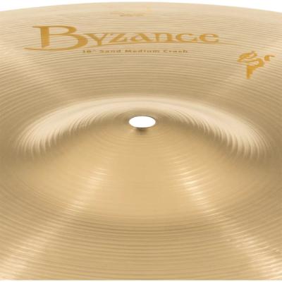 MEINL マイネル B18SAMC Byzance Vintage 18” MEDIUM Sand Crash Benny Greb’s signature cymbal クラッシュシンバル カップ