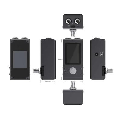 PETERSON ピーターソン Strobo Stomp mini ストロボ・チューナー・ペダル 必要な機能をMiniサイズで実現 寸法画像