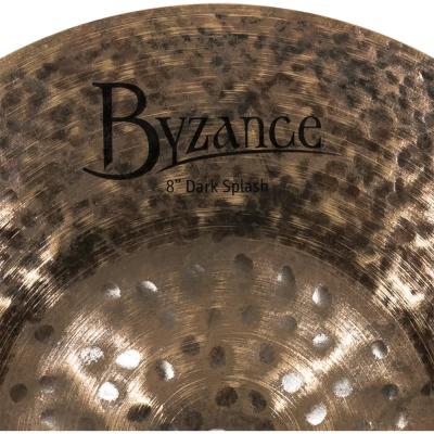 MEINL マイネル B8DAS Byzance Dark 8” Splash スプラッシュシンバル ロゴ
