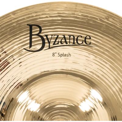 MEINL マイネル B8S-B Byzance Brilliant 8” Splash スプラッシュシンバル ロゴ