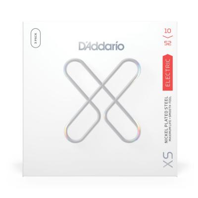 【3セットパック】 D’Addario ダダリオ XSE1052-3P Light Top Heavy Bottom 10-52 エレキギター弦