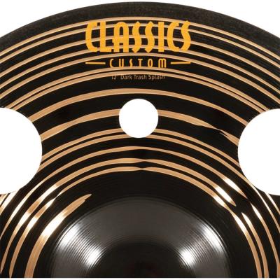 MEINL マイネル CC12DATRS Classics Custom Dark 12” Trash Splash スプラッシュシンバル ロゴ