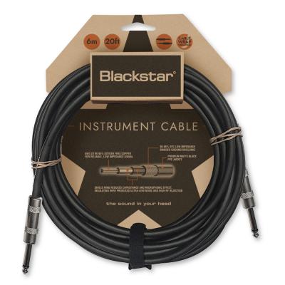 BLACKSTAR ブラックスター STANDARD CABLE 6M STR/STR ギターケーブル 6メートル 両側ストレートプラグ シールド