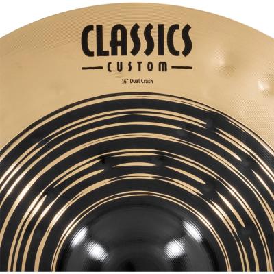 MEINL マイネル CC16DUC Classics Custom Dual 16” Crash クラッシュシンバル ロゴ