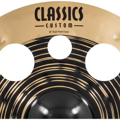 MEINL マイネル CC18DUTRC Classics Custom Dual 18” Trash Crash クラッシュシンバル 表ロゴ