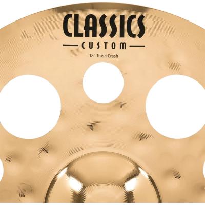 MEINL マイネル CC18TRC-B Classics Custom Brilliant 18” Trash Crash クラッシュシンバル 表ロゴ