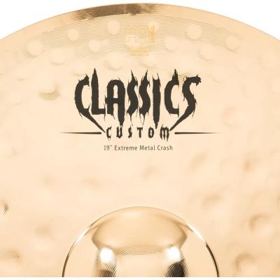 MEINL マイネル CC19EMC-B Classics Custom Extreme Metal 19” クラッシュシンバル 表ロゴ