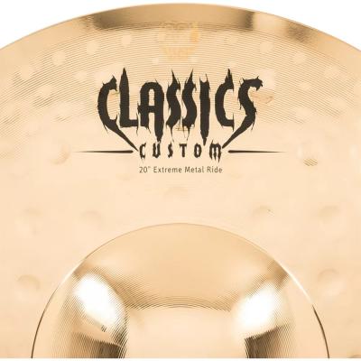 MEINL マイネル CC20EMR-B Classics Custom Extreme Metal 20” Ride ライドシンバル ロゴ