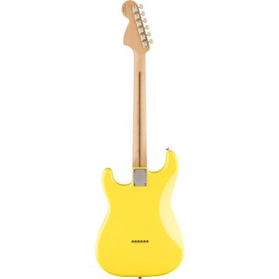 Fender フェンダー Limited Edition Tom Delonge Stratocaster， Rosewood Fingerboard， Graffiti Yellow ストラトキャスター エレキギター ボディバック