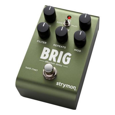 strymon ストライモン BRIG ディレイ ギターエフェクター 斜めアングル画像