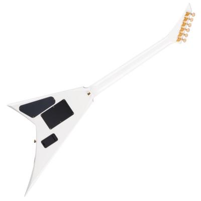 Jackson ジャクソン MJ Series Rhoads RR24MG Ebony Fingerboard White with Black Pinstripes エレキギター ボディバック