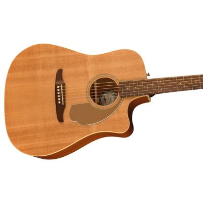 Fender フェンダー REDONDO PLAYER NAT WN Natural エレアコ アコースティックギター ボディ画像
