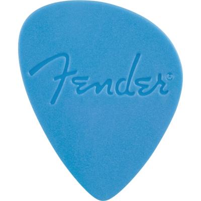 Fender フェンダー Oﬀset Picks Multi-Colored オフセットシェイプ ギターピック マルチカラー 6枚入り ブルー　表面