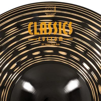 MEINL マイネル CC20HDAR Classics Custom Dark 20” Heavy Ride ライドシンバル ロゴ