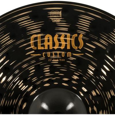 MEINL マイネル CC22DAR Classics Custom Dark 22” Ride ライドシンバル ロゴ