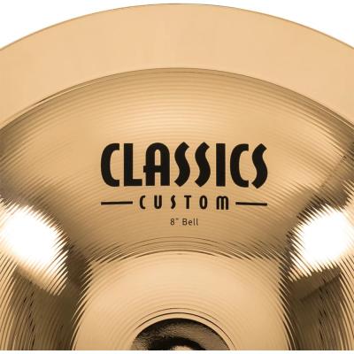 MEINL マイネル CC8B-B Classics Custom Brilliant 8” Bell エフェクトシンバル ロゴ