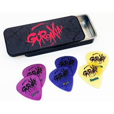 JIM DUNLOP ジムダンロップ GYROAXIA TIN オリジナル缶ケース入りピック 6枚入り 詳細画像