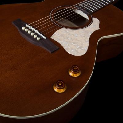 Art&Lutherie アートアンドルシアー Legacy Q-Discrete Havana Brown エレクトリックアコースティックギター コントロール画像