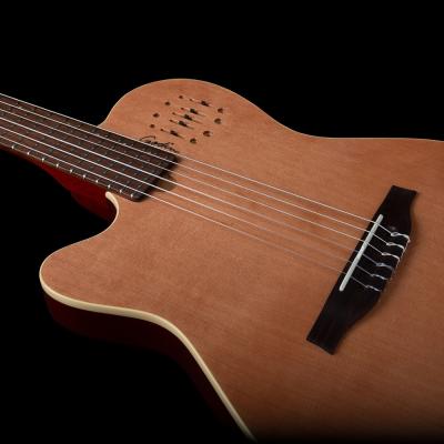 Godin ゴダン Multiac Nylon Encore Left-Handed レフトハンドモデル ナイロン弦 エレガットギター 平置き画像