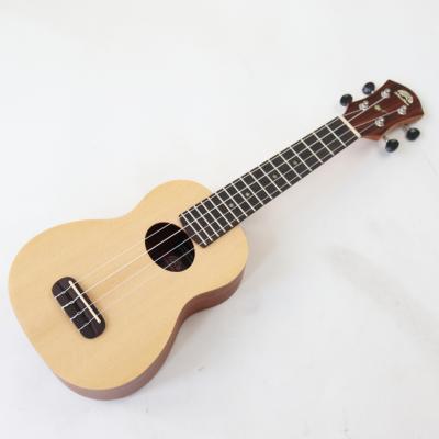 aNueNue アヌエヌエ aNN-SS1 ソプラノウクレレ トップ材スプルース単板 ボディトップ画像