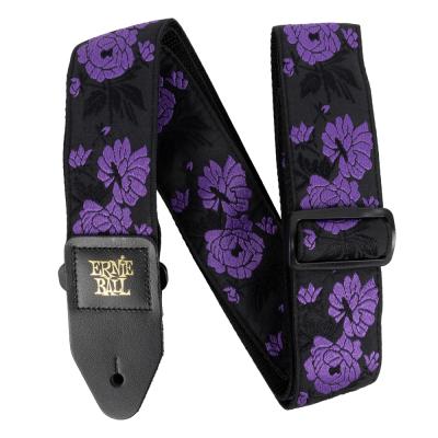 ERNIE BALL アーニーボール 5359 LAVENDER ROSE Jacquard Strap ギターストラップ ラベンダーローズ