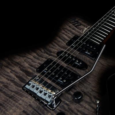 Godin ゴダン xtSA Flame Trans Black エレキギター ピックアップ画像