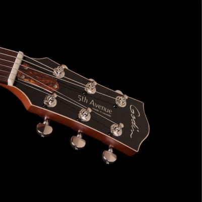Godin ゴダン 5th Avenue Kingpin P90 Cognac Burst エレキギター ヘッド画像