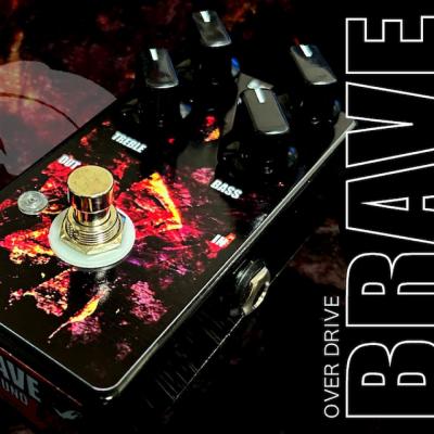 SEA SIDE SOUND BRAVE ブレイブ オーバードライブ トランスペアレント系 ギターエフェクター SEA SIDE SOUND BRAVE 画像