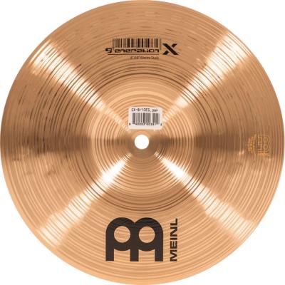 MEINL マイネル Generation X GX-8/10ES 8/10” Electro Stack Johnny Rabb’s signature cymbal スタックシンバル ボトム正面