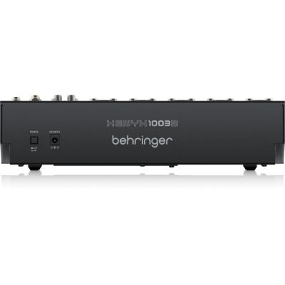 BEHRINGER ベリンガー XENYX 1003B 10入力 アナログミキサー バッテリー駆動対応 背面パネル