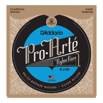 D’Addario ダダリオ EJ48 PRO-ARTE NYLON 80/20 Bronze/Clear/Hard クラシックギター弦