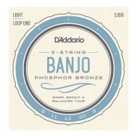 D’Addario ダダリオ EJ69 5-String Banjo Phosphor Bronze Light 9-20 バンジョー弦