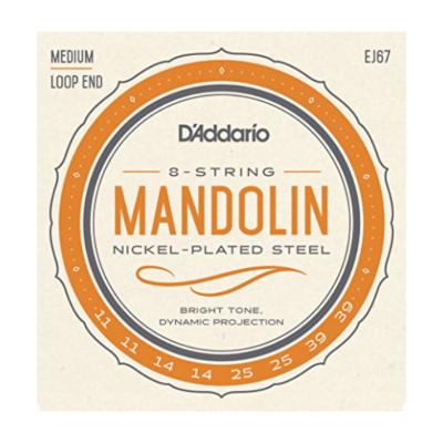 D’Addario EJ67 Nickel Mandolin Strings Medium 11-39 マンドリン弦