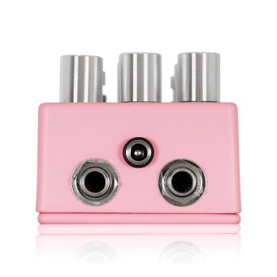 Mattoverse Electronics マットバースエレクトロニクス Warble Swell Echo MKII Pink ディレイ ギターエフェクター in/out端子、DCinput端子側サイド