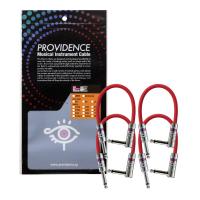 Providence プロビデンス LE501 30cm SL RD 4SET パッチケーブル 4本セット