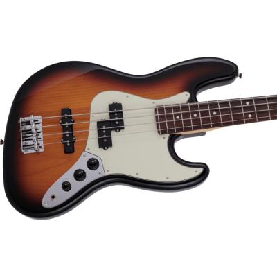 Fender フェンダー 2024 Collection Made in Japan Hybrid II Jazz Bass PJ RW 3TS エレキベース ジャズベース ボディ斜めアングル画像