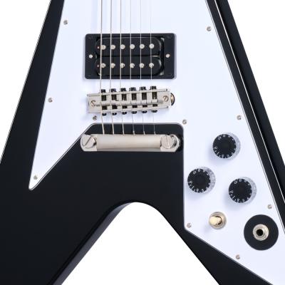 Epiphone エピフォン Kirk Hammett 1979 Flying V Ebony エレキギター ボディ画像